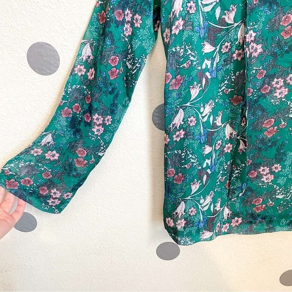 Promesa Prairie Floral Long Sleeve Blouse - Picture 2 of 5